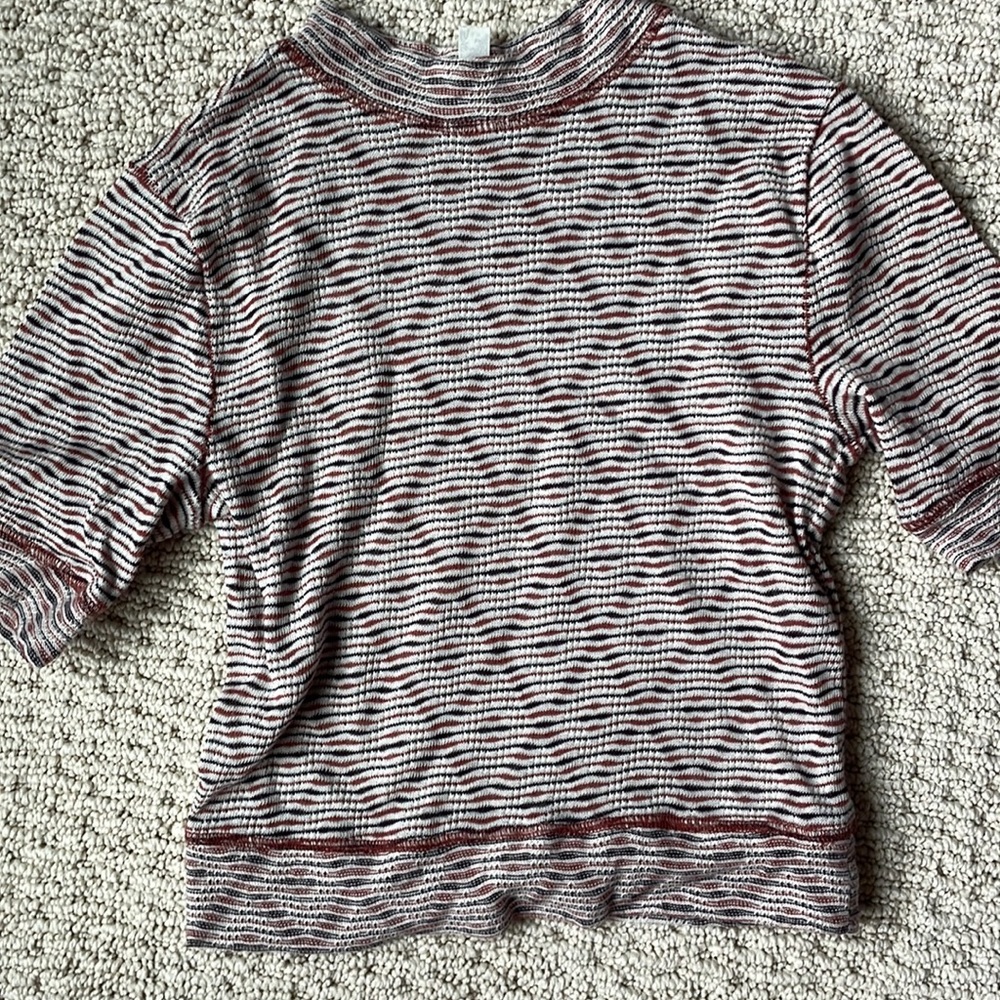 Free people cropped turtle neck top